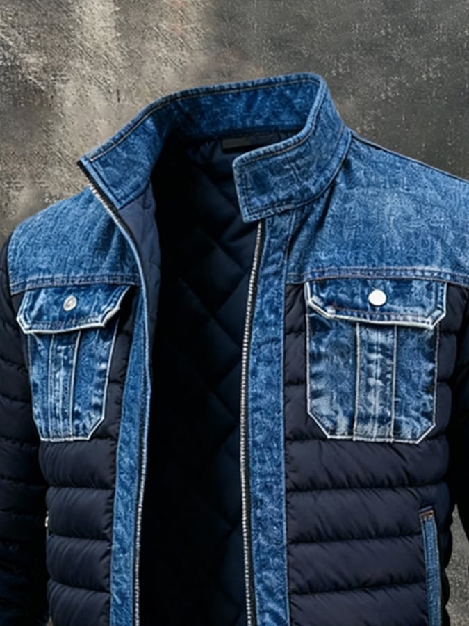 KÉVIN™ | Veste doublée denim classique | Maya Deauville