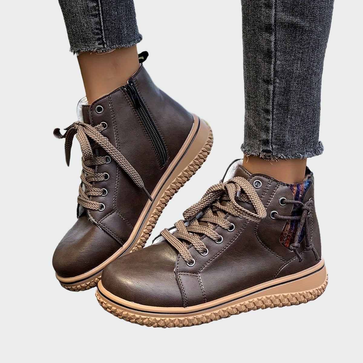 Bottines orthopédiques en cuir à la cheville | Maya Deauville