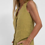 Aira | Ensemble Gilet Boutonné & Pantalon Large | Maya Deauville