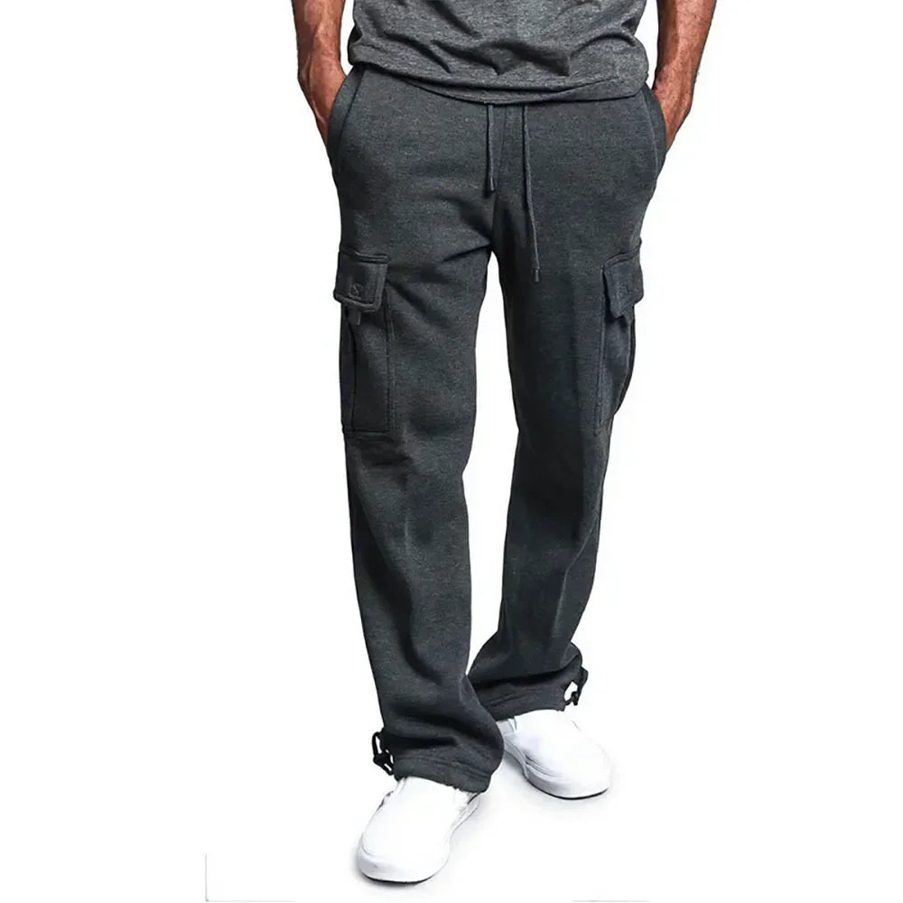 Kenia Blanco™ | Pantalon cargo en polaire pour homme | Maya Deauville