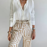 Isaline™ | Ensemble deux pièces élégant avec blouse offerte | Maya Deauville