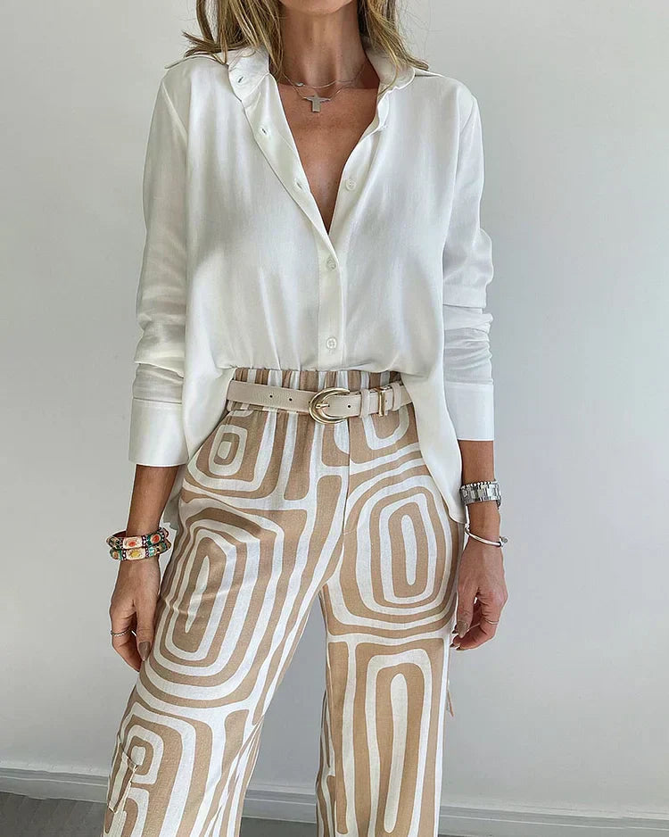 Lysa | Ensemble Confortable et élégant (Ceinture OFFERTE) | Maya Deauville