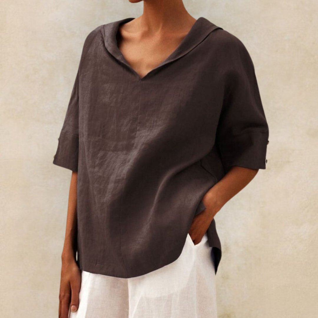 Florentine – Chemise élégante en lin pour l’été | Maya Deauville
