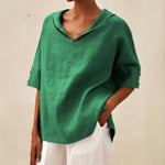 Florentine – Chemise élégante en lin pour l’été | Maya Deauville