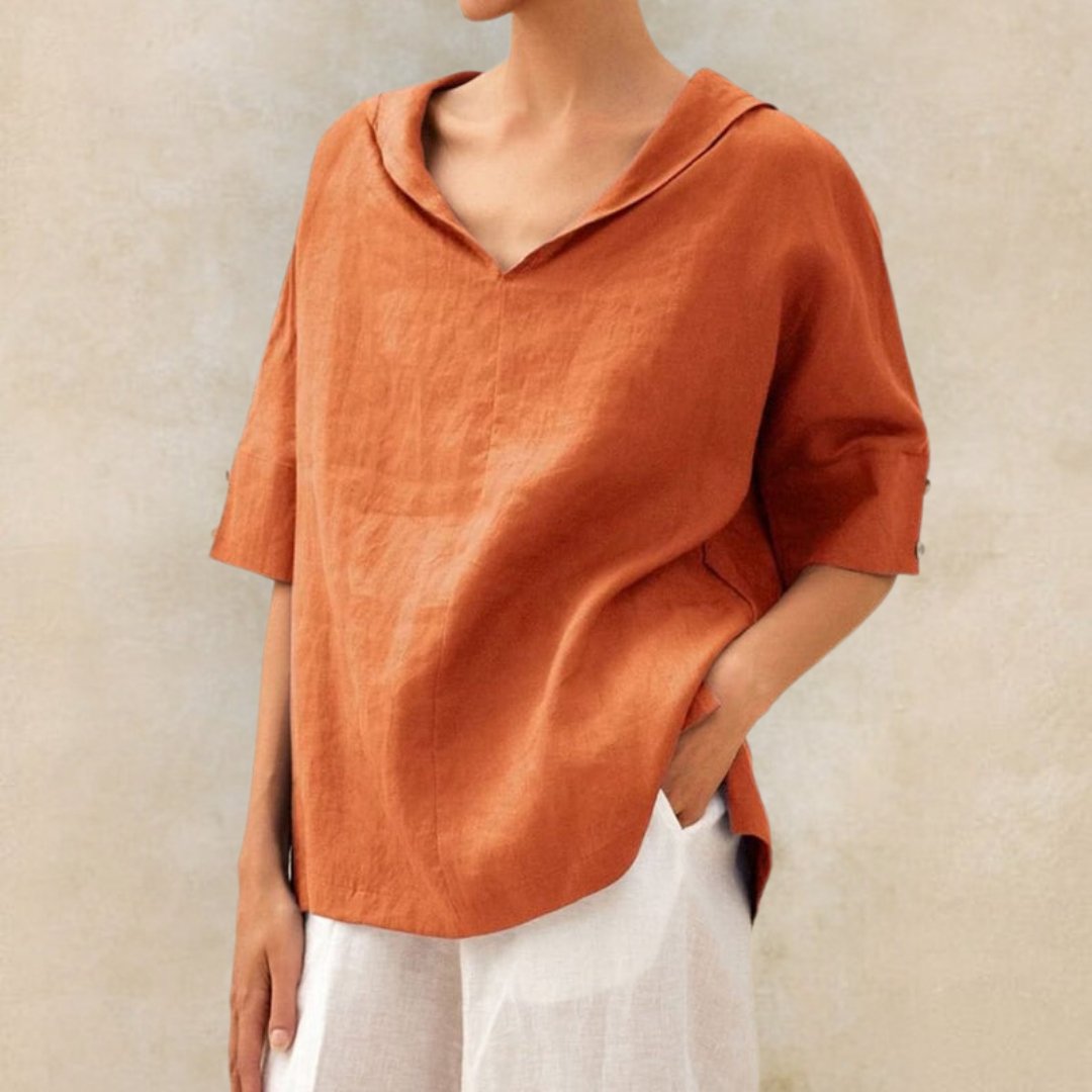 Florentine – Chemise élégante en lin pour l’été | Maya Deauville