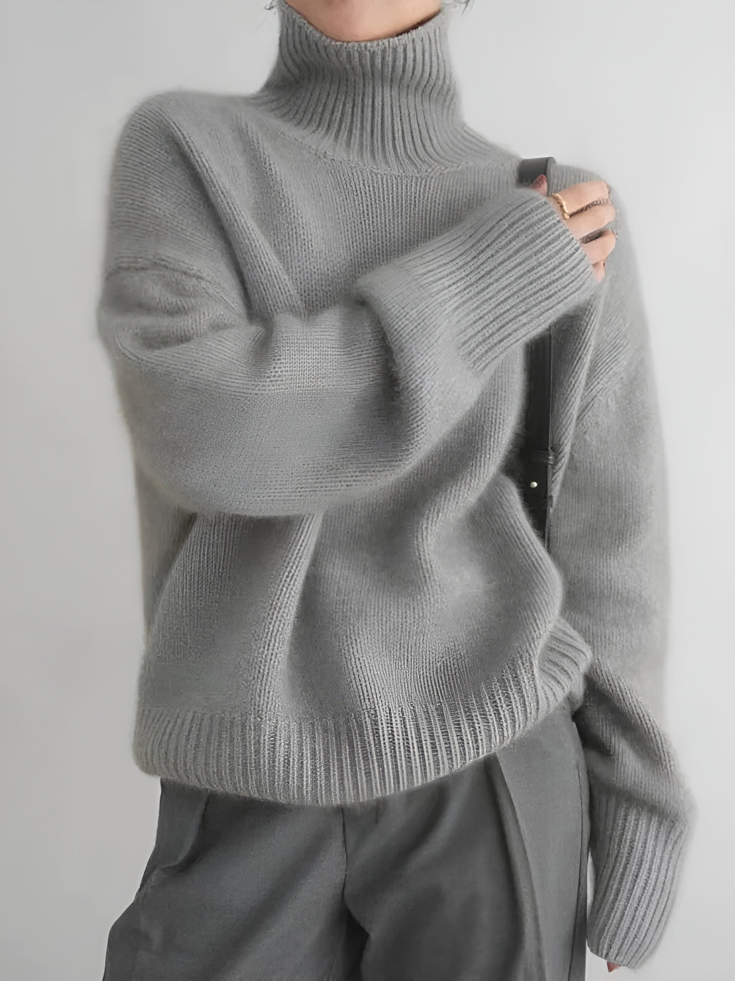 Emma™ | Pull à Col Roulé Doux | Maya Deauville