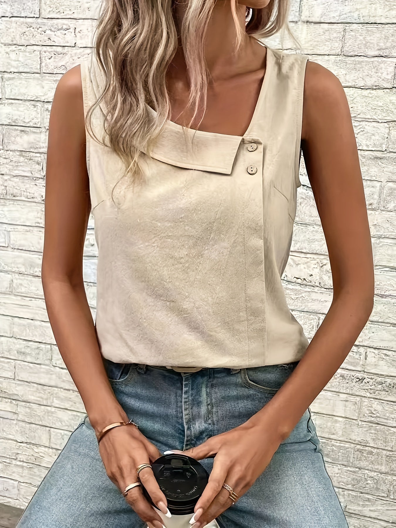 Nynke™ | Top à Col Asymétrique | Maya Deauville