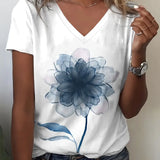 Vera™ | T-chemisier Printanier Fleuri | Maya Deauville