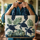 Sac cabas artisanal – tortue marine gracieuse