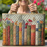 Sac cabas matelassé – bibliothèque enchantée