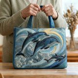 Sac cabas artisanal – dauphin de l’océan