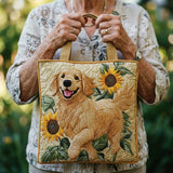 Sac cabas artisanal – Golden Retriever