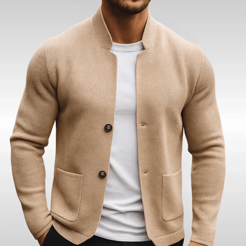 Lauren™ | Gilet en maille texturée pour homme | Maya Deauville