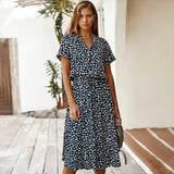 Faelina | Robe d’été imprimée | Maya Deauville