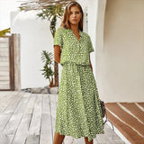 Faelina | Robe d’été imprimée | Maya Deauville