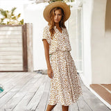 Faelina | Robe d’été imprimée | Maya Deauville