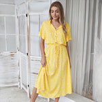 Faelina | Robe d’été imprimée | Maya Deauville