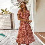 Faelina | Robe d’été imprimée | Maya Deauville