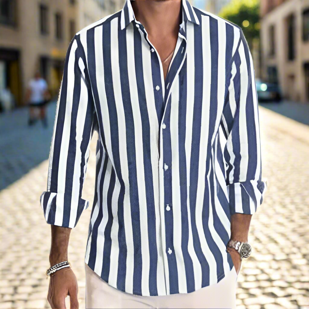 Albert™ | Chemise en lin confortable | Maya Deauville