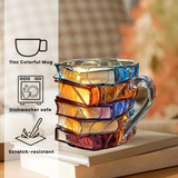 Tasse artisanale 3D Bonheur pour passionnés de lecture