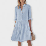 Nadie | Robe Rayée Aérée | Maya Deauville