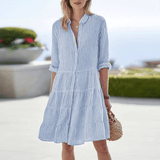 LOLITA | Robe à rayures côtières aérienne | Maya Deauville