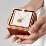 Collier Aurora Charm – La Fleur de l’Amour | Maya Deauville
