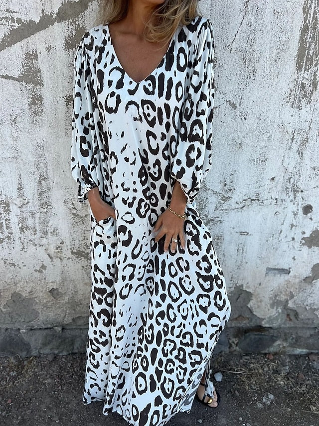 Jessa | Robe Maxi Léopard | Maya Deauville