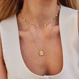 Collier à chaîne avec perles | Maya Deauville