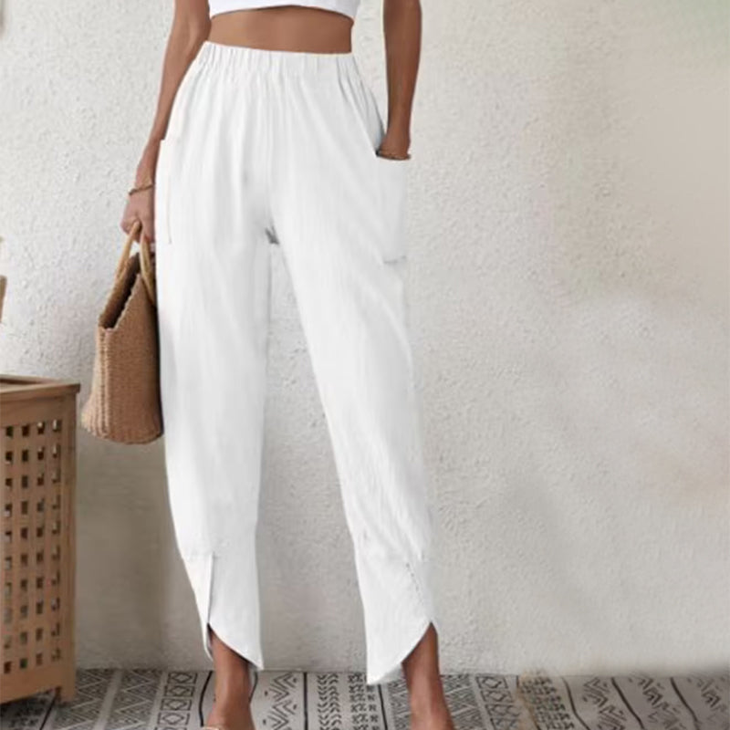 Essari | Pantalon à Ourlet Fendu | Maya Deauville