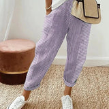 Leura™ | Pantalon Rayé Chic | Maya Deauville