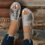 Baylie | Sandales Stylées Métalliques | Maya Deauville