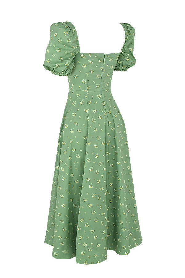 Aviana | Robe à Manches Bouffantes Bloom | Maya Deauville