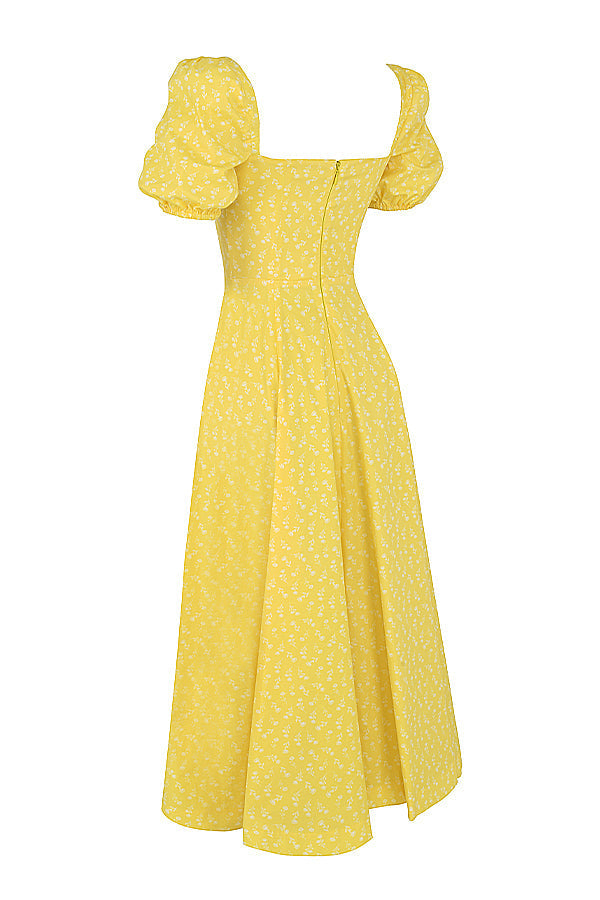 Aviana | Robe à Manches Bouffantes Bloom | Maya Deauville