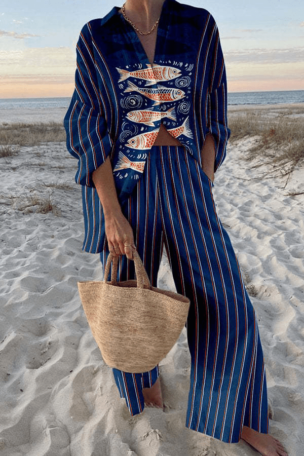 Ensemble de Plage avec Pantalon | Maya Deauville