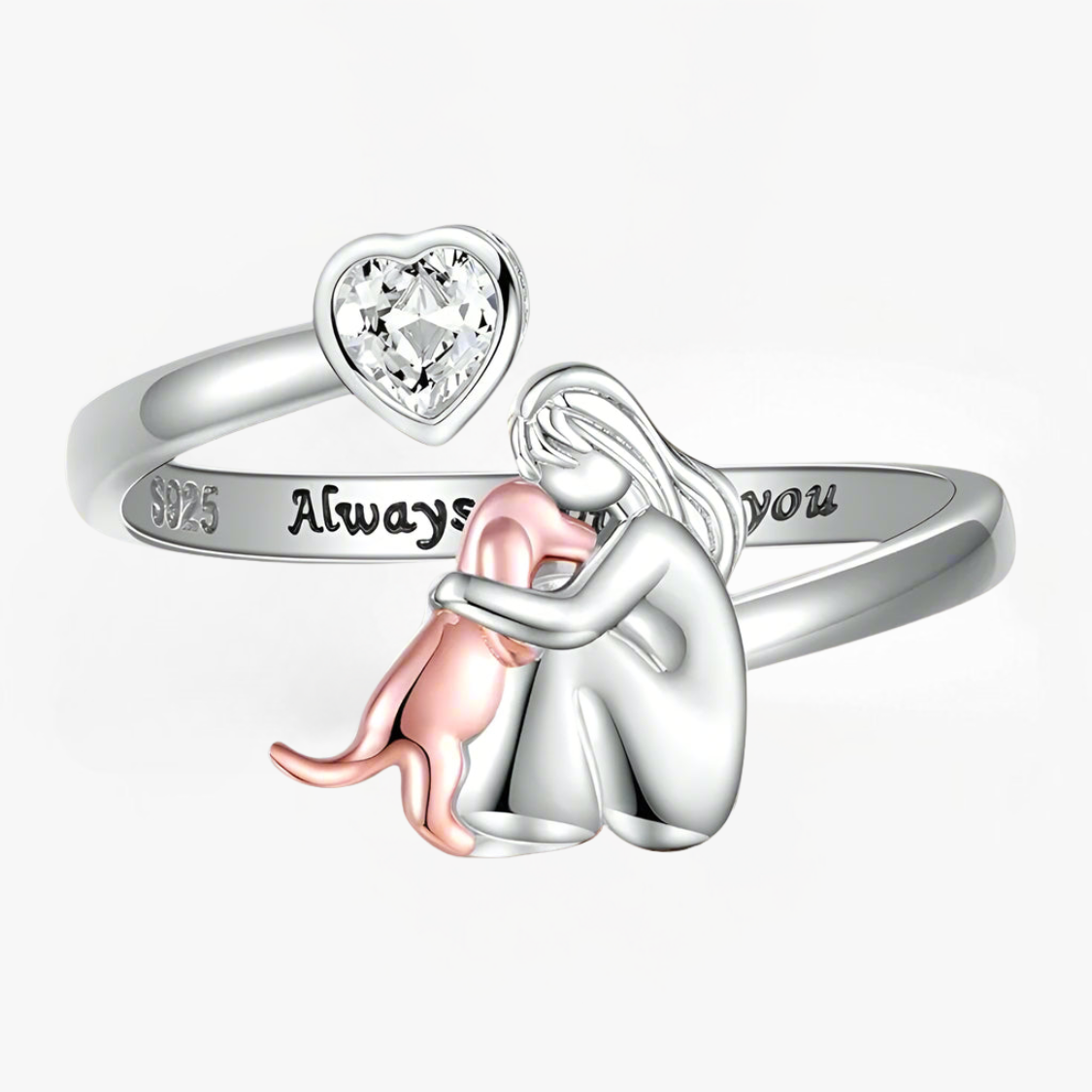 Anne™ – bague motif animaux (Rose) | Maya Deauville