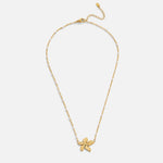 Collier élégant en Or Couleur avec Fleurs | Maya Deauville