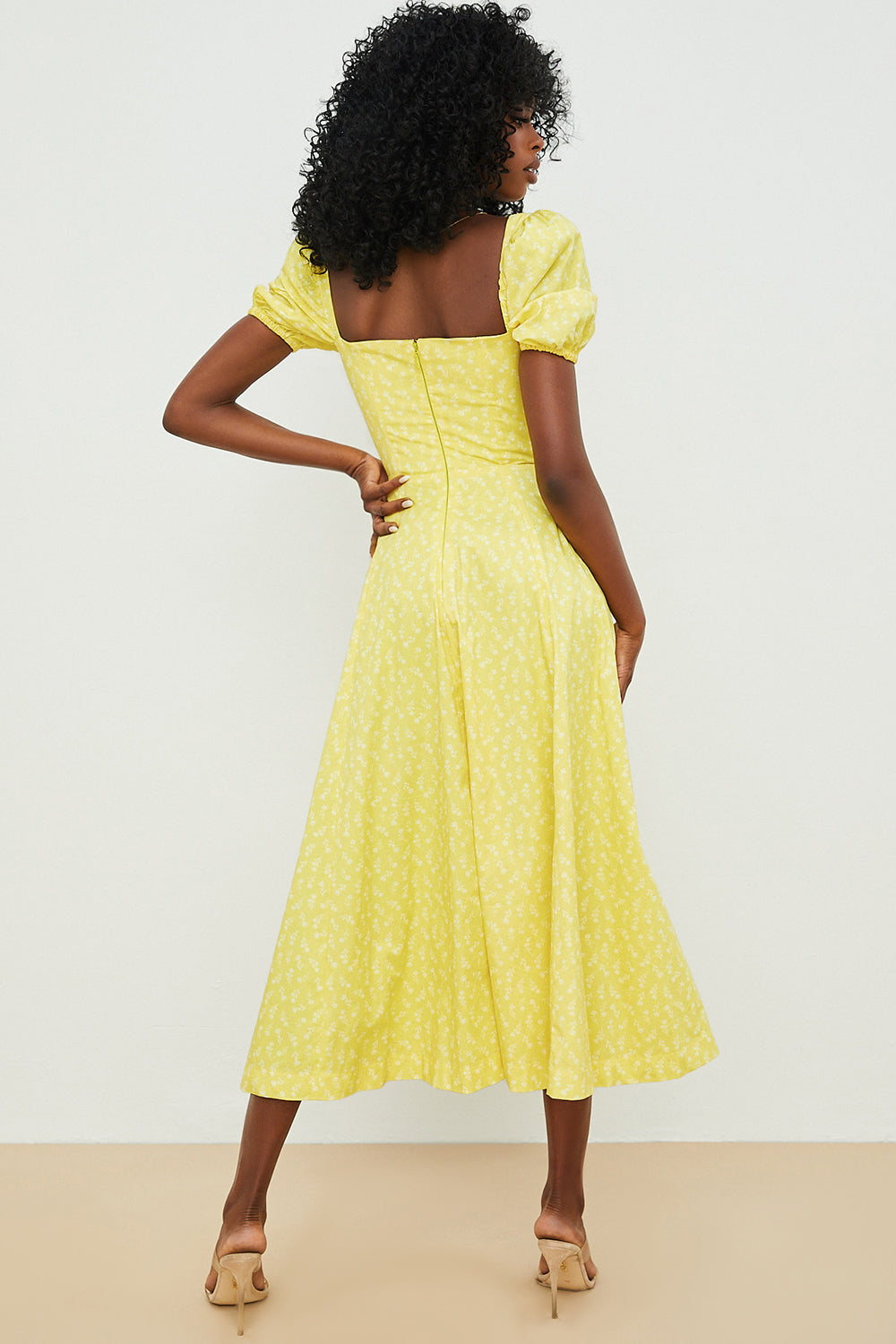 Aviana | Robe à Manches Bouffantes Bloom | Maya Deauville