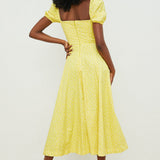 Aviana | Robe à Manches Bouffantes Bloom | Maya Deauville