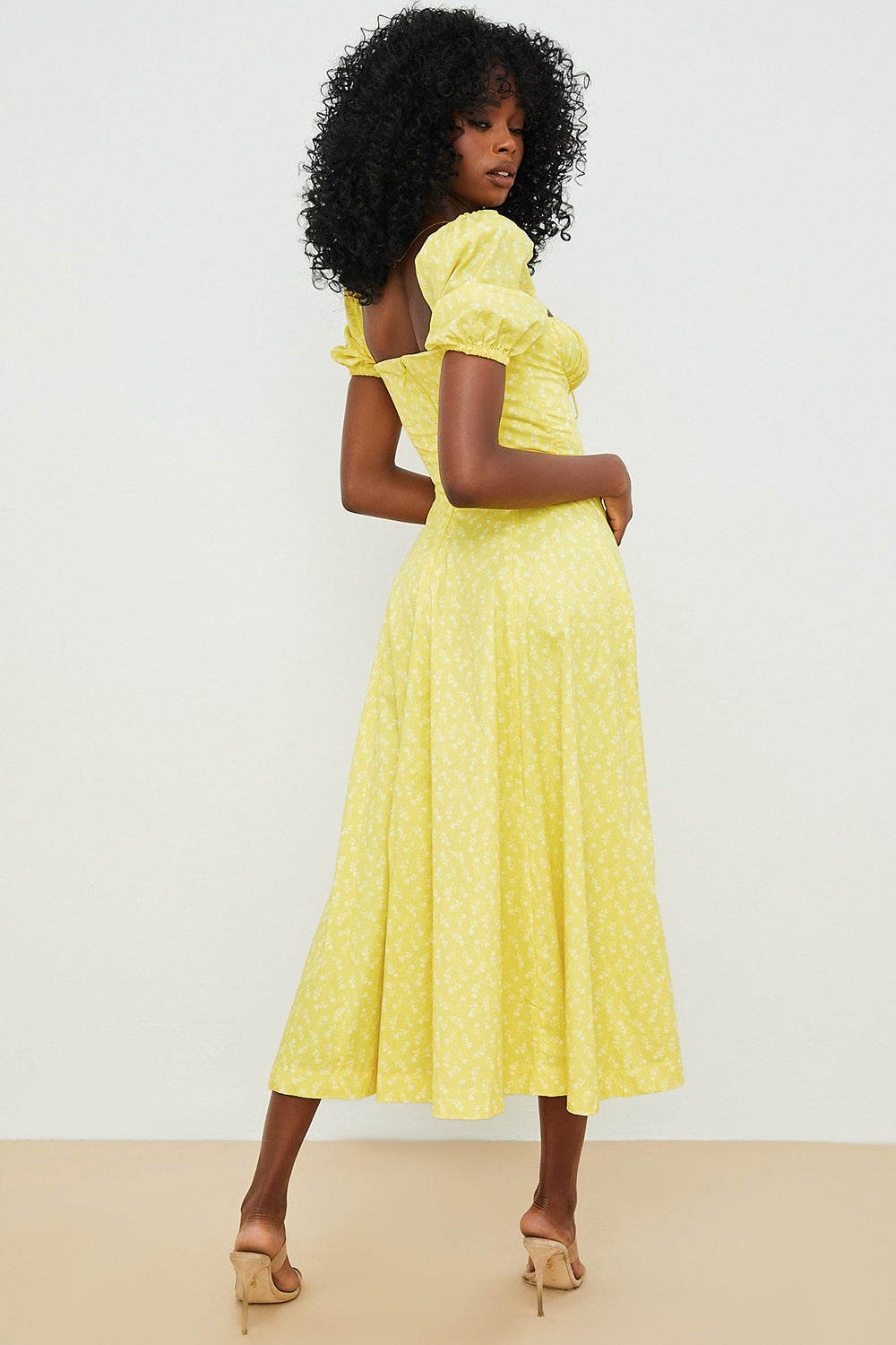 Aviana | Robe à Manches Bouffantes Bloom | Maya Deauville