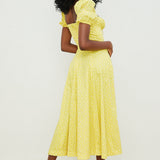 Aviana | Robe à Manches Bouffantes Bloom | Maya Deauville