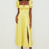 Aviana | Robe à Manches Bouffantes Bloom | Maya Deauville