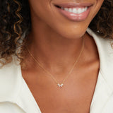 Collier Feuille en Cristal | Maya Deauville