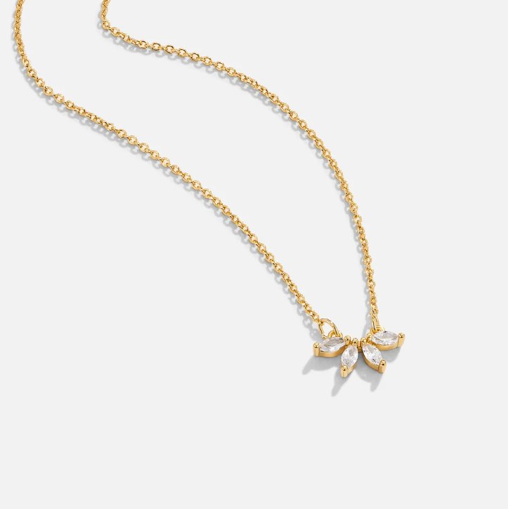 Collier Feuille en Cristal | Maya Deauville