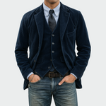 Tommy™ | Ensemble 2 pièces : Blazer et Gilet en Velours | Maya Deauville