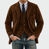 Tommy™ | Ensemble 2 pièces : Blazer et Gilet en Velours | Maya Deauville