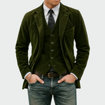 Tommy™ | Ensemble 2 pièces : Blazer et Gilet en Velours | Maya Deauville