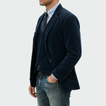 Tommy™ | Ensemble 2 pièces : Blazer et Gilet en Velours | Maya Deauville
