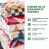 Parure de lit matelassée 3 pièces – Rêves tie-dye