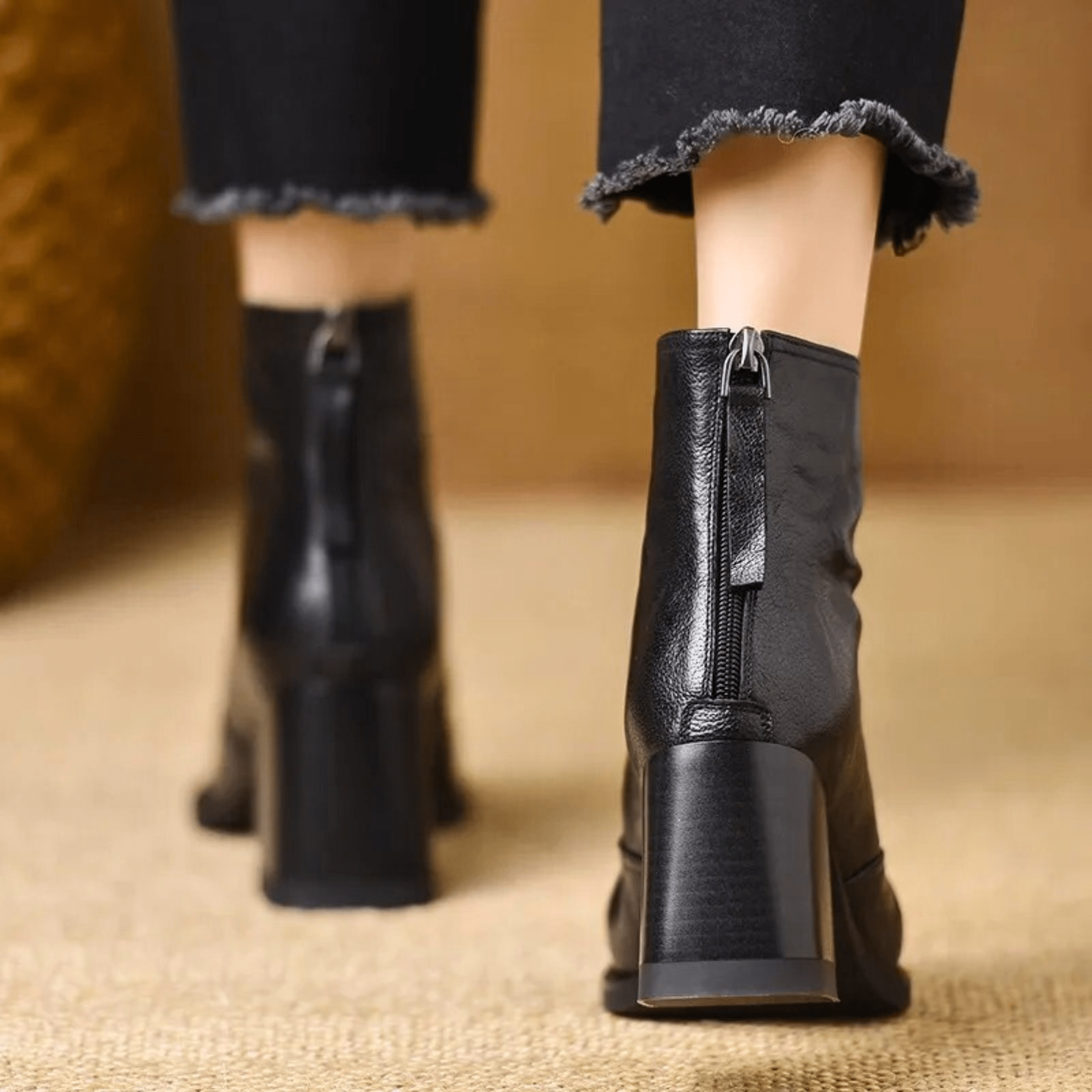 Claudia | Bottines de luxe à talon moyen | Maya Deauville
